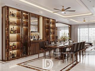 Chính chủ bán lại căn hộ vip góc 201m2 dự án brg diamond residence lê văn lương full đồ cao cấp
