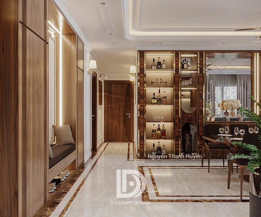 Chính chủ bán lại căn hộ vip góc 201m2 dự án brg diamond residence lê văn lương full đồ cao cấp