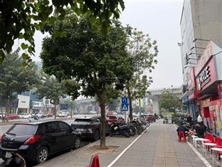 Bán đất mặt phố nguyễn văn huyên, cầu giấy 105 tỷ 300m2 mt 13m vỉa hè ô tô tránh kinh doanh 2 làn