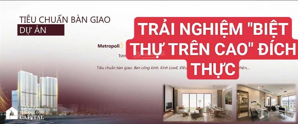 Chung cư cao cấp nam an khánh  trải nghiệm "biệt thự trên cao" đích thực  căn hộ siêu vip!