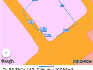 Bán đất thổ cư 2 mặt tiền hùng vương và lê quang định, thị xã lagi, bình thuận. 10.206m2 giá ngợp