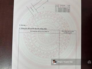 Cần bán lô đất bên sông, giá 4ty, khu tđc hòn rớ 2