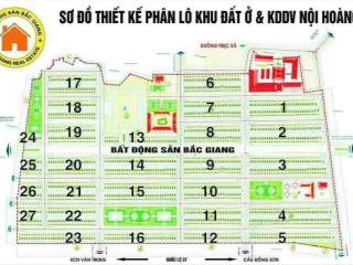 Bán đất giá rẻ, kcn vân trung  nội hoàng, bắc giang, vị trí đẹp, giá chỉ từ 2,45 tỷ, t12/2025