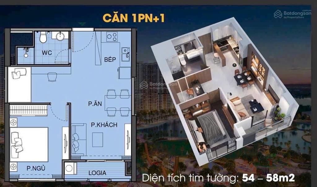 Cực hot!! căn hộ 1pn+ 60.5m2 the opus one  view công viên hồ bơi giá chỉ 3.6 tỷ thanh toán tiến độ
