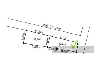 Bán đất đẹp tại hoàng lâm, thủy nguyên, hải phòng, 1,25 tỷ, 50 m2