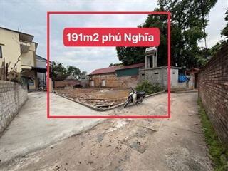 Bán 191m đông phương yên phân 2 lô thoải mái giá rẻ nhất khu