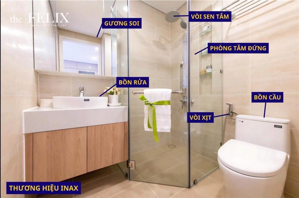 Bán cc the felix 45m2 chỉ 1,9 tỷ hỗ trợ az