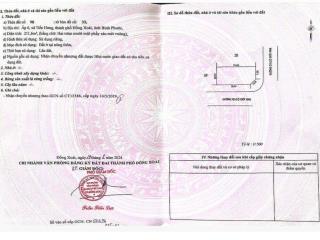 Bán đất lô góc kinh doanh mọi ngành nghề, kđt cát tường phú hưng, 211m2 ở đồng xoài, bình phước