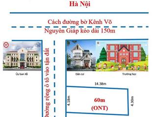 Bán đất kim anh, 1,3 tỷ, 60m2, mặt tiền 4m, pháp lý đầy đủ, cạnh đường