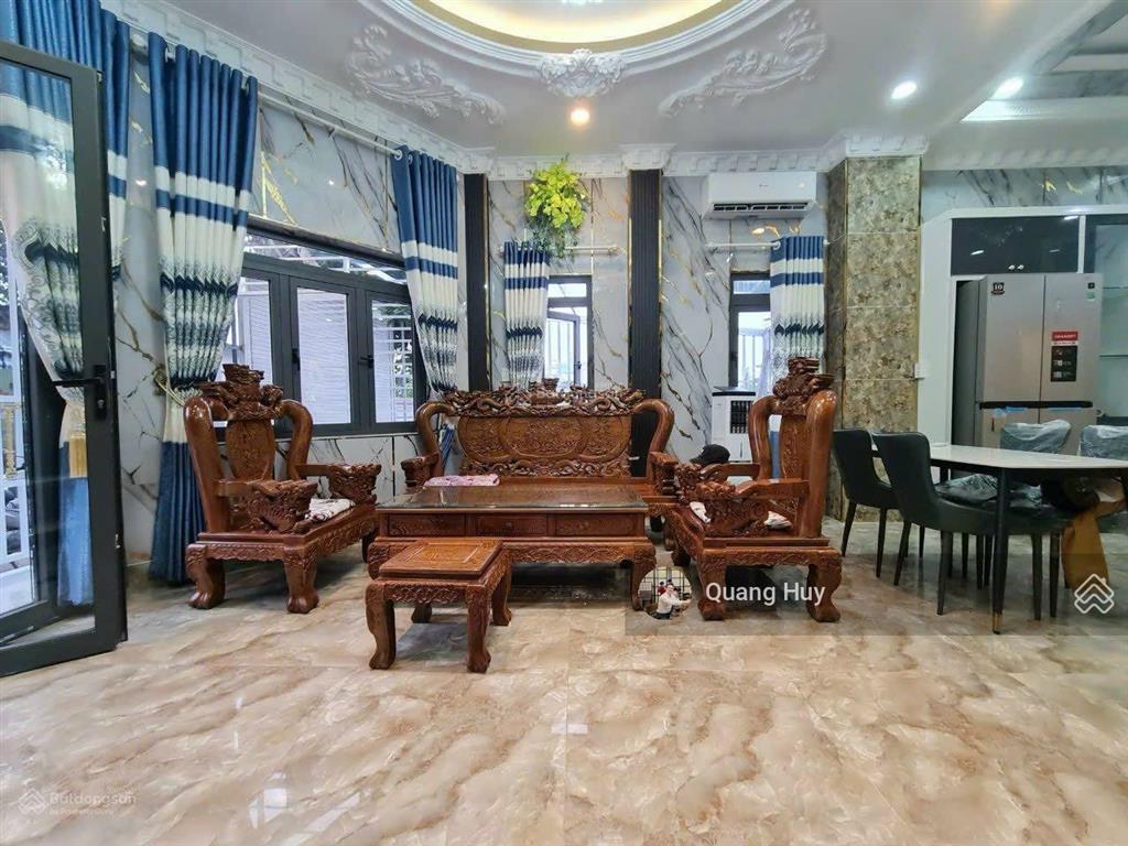 Nhà phố hiện đại phong cách châu âu  hẻm 8m 2177 huỳnh tấn phát thị trấn  5,2m x 10m giá 6,99 tỷ