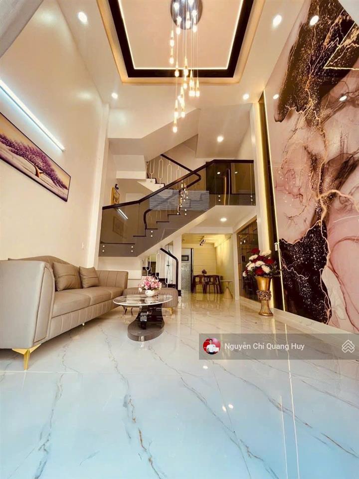 Nhà phố hiện đại, dân cư yên tĩnh, dân trí cao  hẻm 6m 1806 huỳnh tấn phát  4m x 13m giá 5,99 tỷ