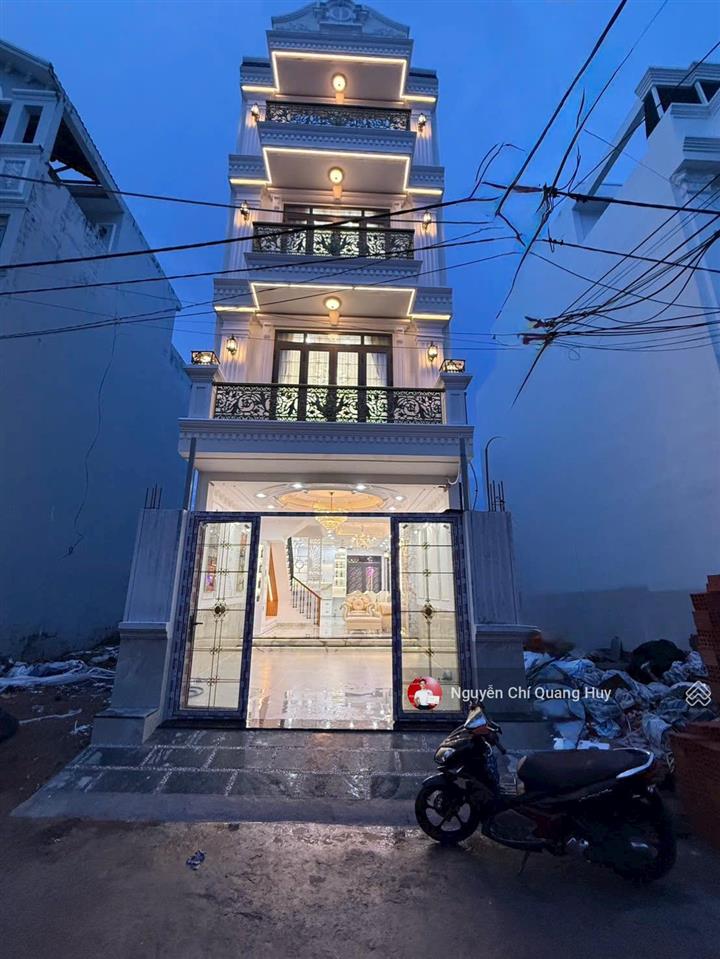 Nhà phố hiện đại xây dựng mới  đường 8m kdc 52 đào tông nguyên  5m x 16m sổ hồng giá 9,6 tỷ