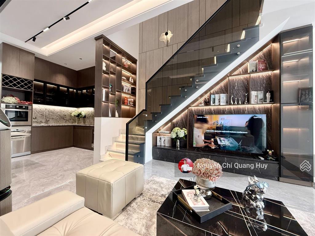 Nhà phố hiện đại  xây dựng mới rất tâm huyết đường 8m kdc 83 đào tông nguyên 4mx12,5m giá 7,65 tỷ