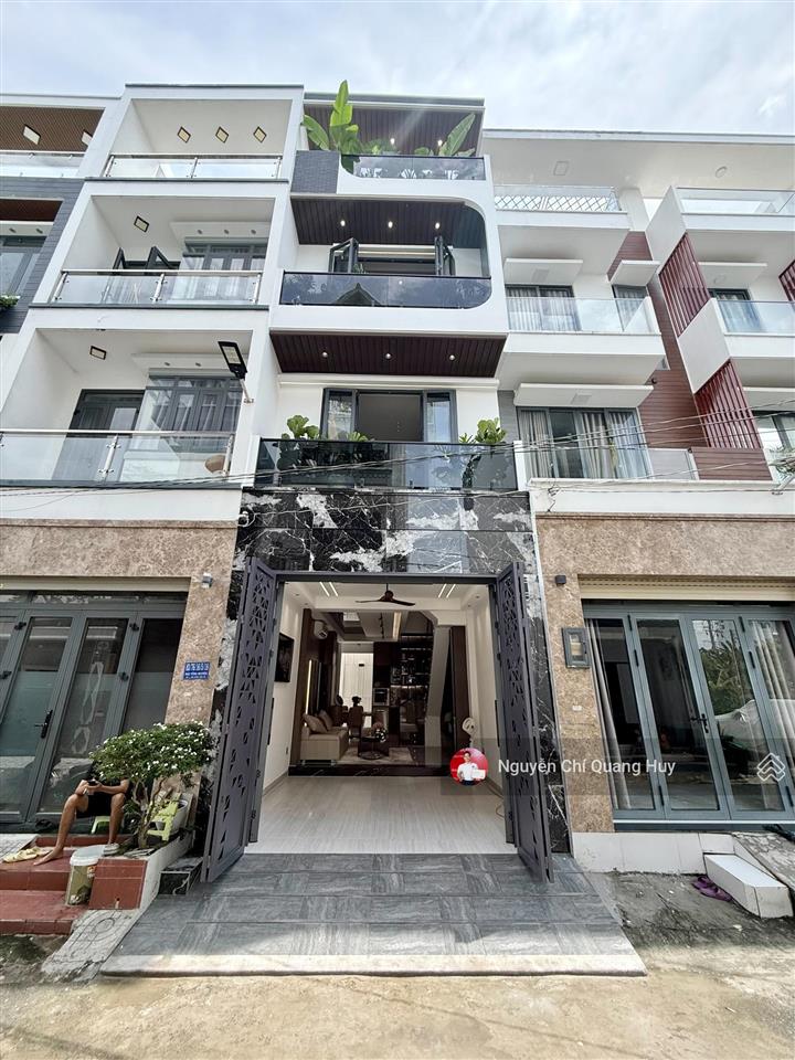 Nhà phố hiện đại  xây dựng mới rất tâm huyết đường 8m kdc 83 đào tông nguyên 4mx12,5m giá 7,65 tỷ