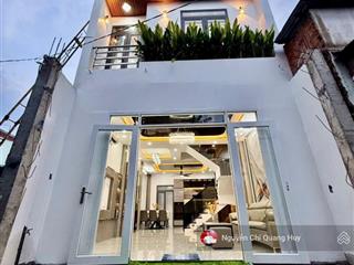 Nhà phố xây dựng mới nội thất cao cấp  hẻm 3,5m 1716 huỳnh tấn phát  5m x 12m sổ hồng giá 5,55tỷ