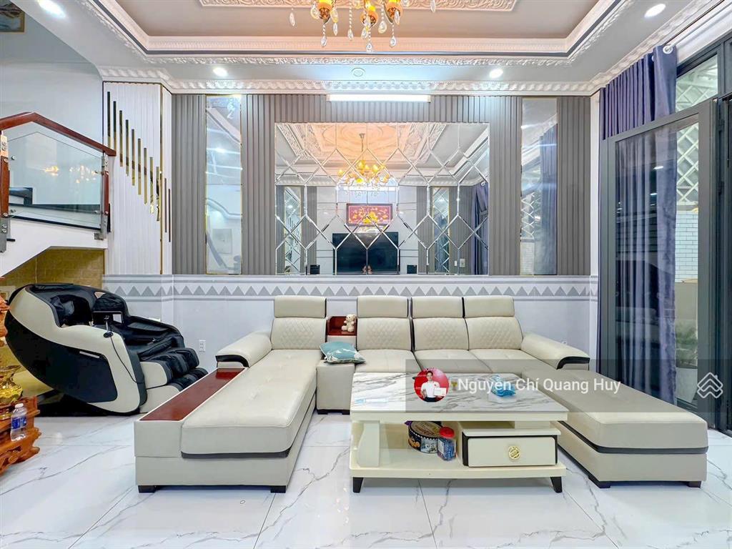 Nhà phố hiện đại đường thông 6m 1979 huỳnh tấn phát  khu dân cư dân trí cao  4m x 18m giá 8,36 tỷ