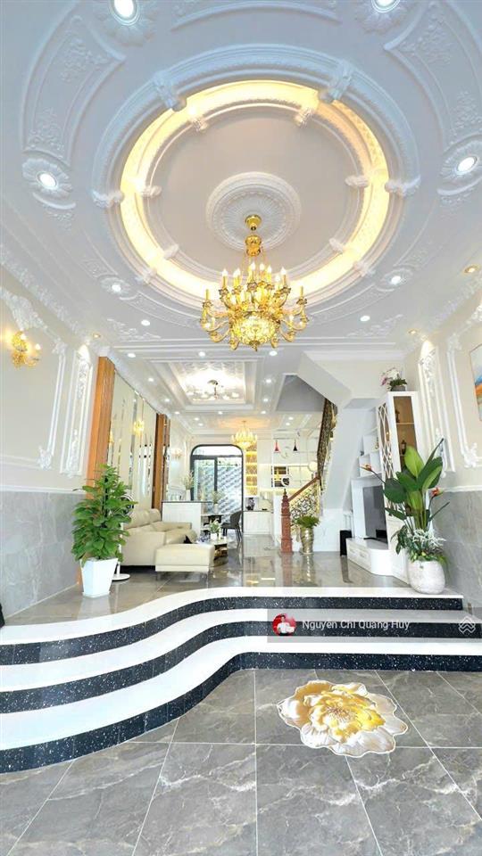 Nhà phố xây dựng mới  phong cách hoàng gia  đường 12m kdc đào tông nguyên  5m x 17m giá 9,8 tỷ