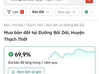 Chính chủ bán 720m đất mặt đường bãi dài, tiến xuân, đã chia 3 lô 240m (mt 6m)  có bán lẻ từng lô