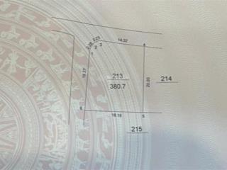 Bán lô đất 380m2 mặt đường hồ chí minh yên bình thạch thất, lô góc, mặt tiền 33m, đầu tư, chia loi