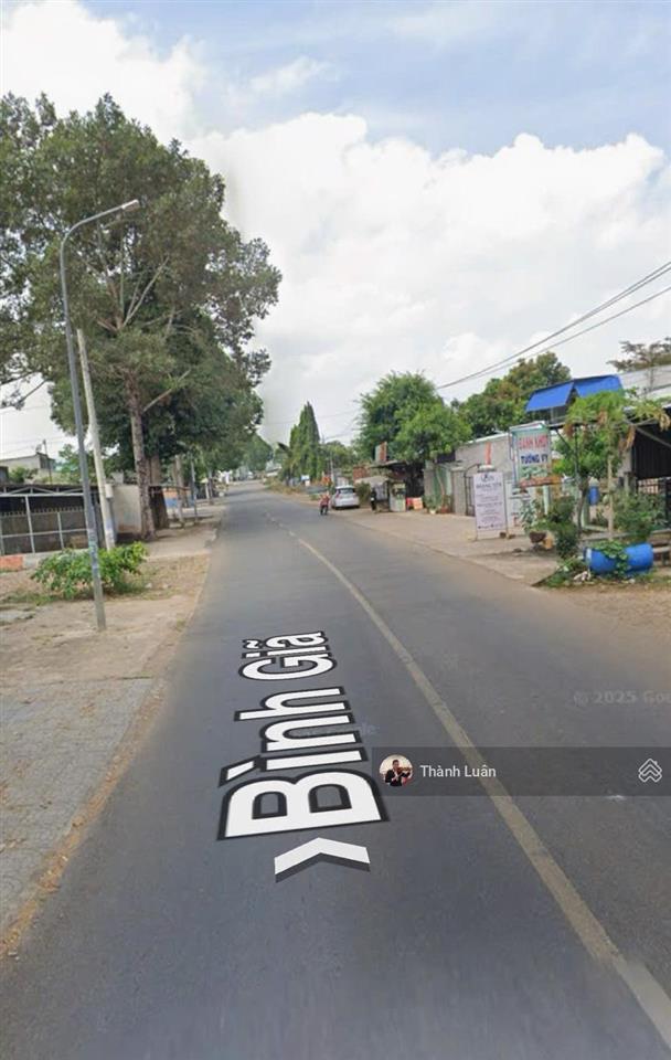 Bán đất thổ cư 627,1m2 tại mặt phố mỹ xuân ngãi giao, ngay trường mầm non hách dịch