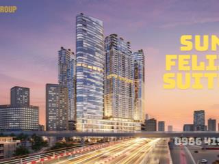 Chỉ 2 tỷ sở hữu ngay căn hộ 6* tại sun feliza suites cầu giấy .  nhận báo giá chi tiết