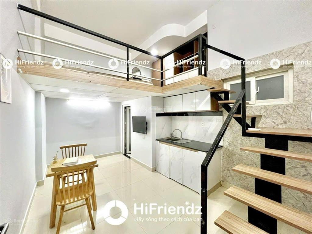 Thuê studio dạng gác, tách biệt không gian, gác cao, đầy đủ tiện nghi, trung tâm quận 7