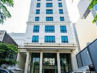 Bán toà văn phòng võ chí công, 252m2 x 9t x mt 8m, tầng hầm thang máy, ngõ rộng như phố