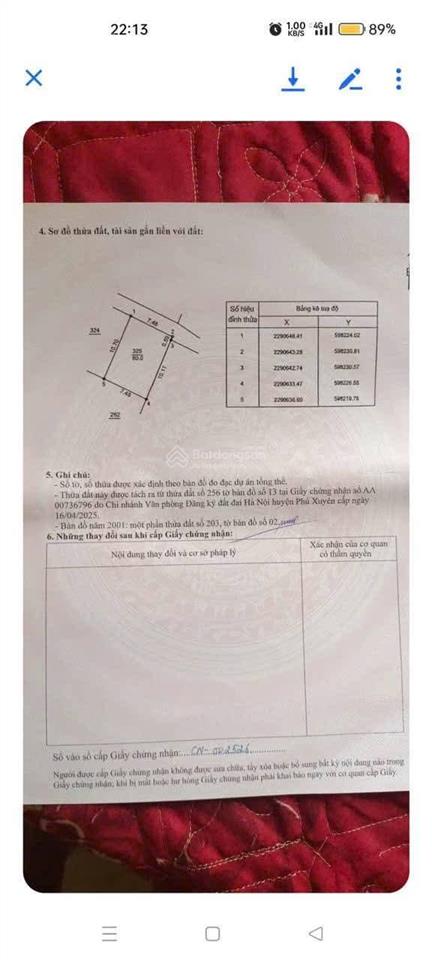 Đáng mua nhất phú xuyên, dt 80m2 mt = hậu 7m48, ô tô vào đất, ngõ thông