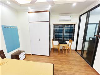 Cho thuê 1 ngủ 1 bếp tách biệt 104 đình thôn, nội thất đầy đủ, bảo vệ 24/24 tiêu chuẩn pccc
