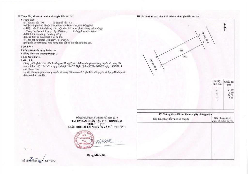 Lô đất đường n2, trục chính 32m, giá 2.3 tỷ khu dân cư an hưng phát phước tân gần nhà ở xã hội 2