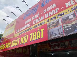 Nhà 2 mặt tiền đường 769, 398m2 đang cho thuê kinh doanh nội thất 15 triệu/tháng long thành