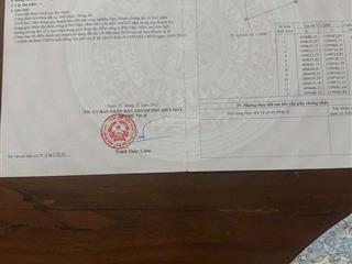 Cần thanh lý hơn 12775m2, 1.2mẫu, 10.5 tỷ đất tại tam phước quy hoạch skc, có 600m2 thổ cư