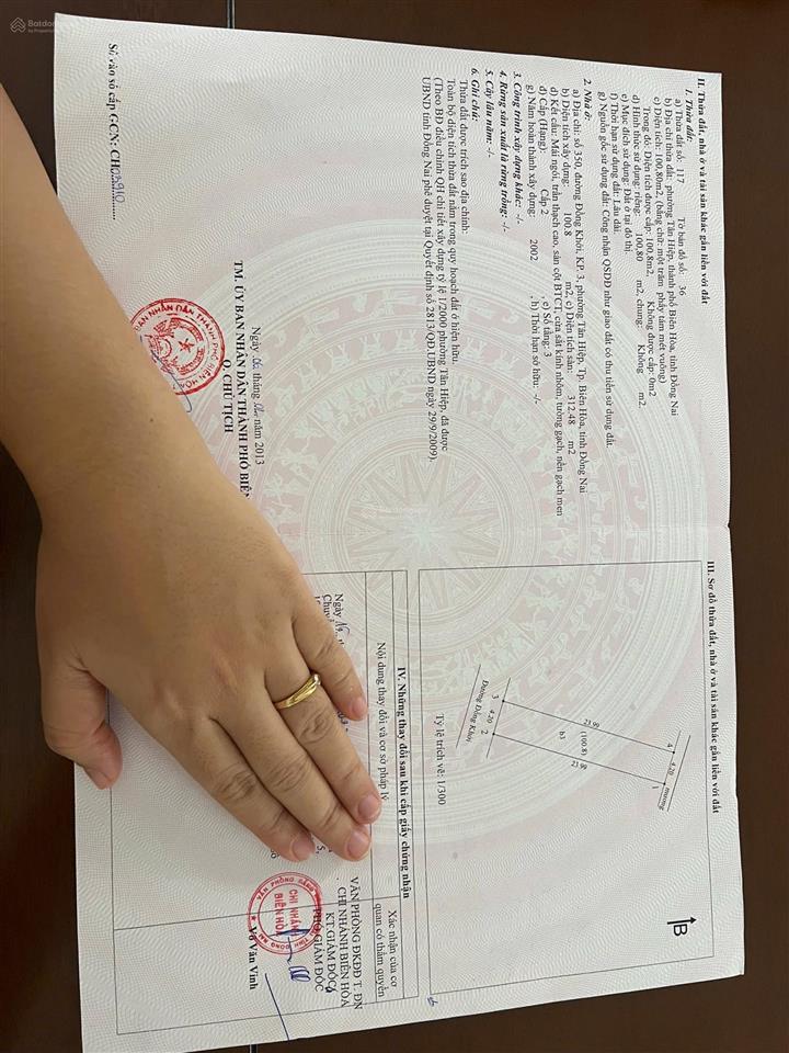 Mặt tiền đồng khởi  tân hiệp, vị trí đẹp đang có dòng tiền sẵn 65 triệu/ th, 8.4x24= 202m2