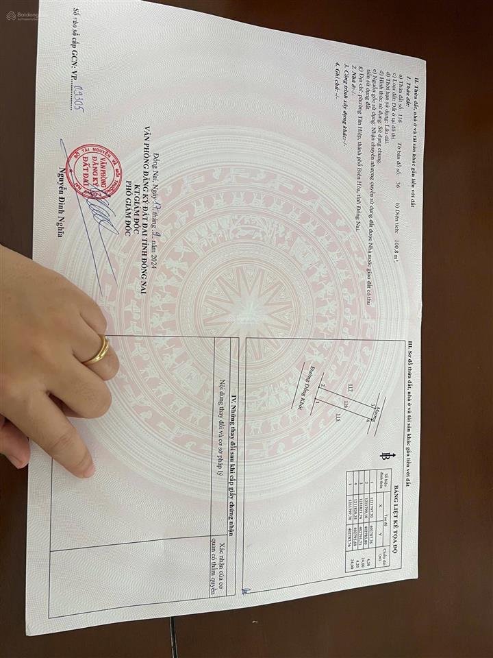 Mặt tiền đồng khởi  tân hiệp, vị trí đẹp đang có dòng tiền sẵn 65 triệu/ th, 8.4x24= 202m2