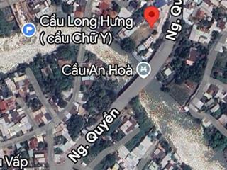 Bán đất 1.120m2, có thổ cư, sổ riêng mặt tiền ngô quyền, an hoà, biên hoà , mặt sau view sông