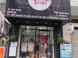 Nhà 2 mặt tiền đường chính nguyễn ái quốc (ngay chợ phúc hải), 3,7x11= 42m2, nở hậu 3,9m, thuê 10tr