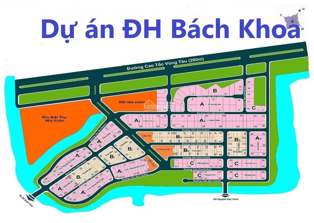 Tổng hợp các lô đất tốt nhất hiện nay tại dự án kdc đh bách khoa