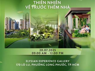 Booking dự án elysian  quận 9 chủ đầu tư gamuda land