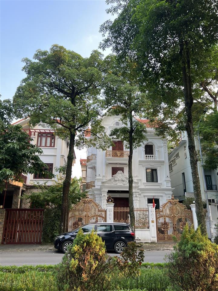 Độc bảncặp biệt thự đôi vip nhất giữa lòng bán đảo linh đàm508m2146 tỷ đường rộng nhất bán đảo