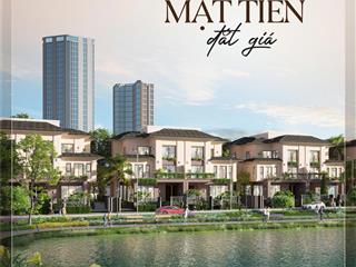 Bán suất ngoại giao căn song lập 240m2 gần hồ điều hoà 10ha hướng mát rẻ nhất dự án hoà lạc metro