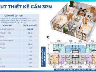 Ksc bán căn góc 3pn tầng cao đông nam view hồ điều hoà dự án khai sơn city nhận nhà ở ngay giá tốt