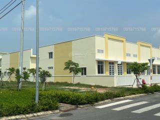Nhà phố liền kề 1 trệt + 1 lửng, shr 64m2. hỗ trợ vay 70%, mt đường nhựa 12m. trong kcn phước đông