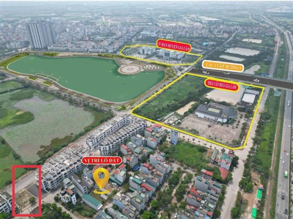 Bán nhà mặt phố 22m. lô góc 3 mặt tiền. ngay trung tâm gia lâm. dự án ngay tdc trâu quỳ