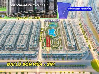 Bán căn shophouse 110m2 đại lộ bốn mùa vị trí view công viên, bể bơi siêu thoáng đẹp