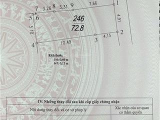 Bán đất cách 30m ra mặt đường phúc lợi, long biên, hà nội, 6 tỷ, 72.8 m2 vf 3 vào