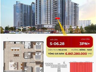 Căn hiếm view trực diện fpt plaza 4 dự án fpt city đà nẵng 3pn+ 118m2 giá chỉ 6.861 tỷ. n06.28