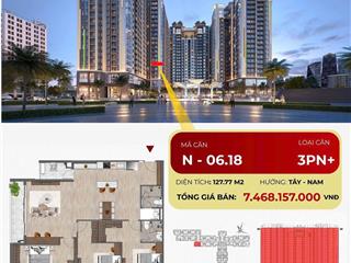 Căn góc hiếm view đẹp 3pn+ 127m2 giá chỉ 7,468 tỷ tại fpt plaza 4 dự án fpt city đà nẵng. n06.18