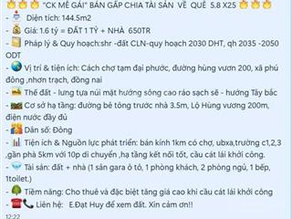 "ck mê gái" bán gấp chia tài sản về quê 5.8 x25 chốt nhanh trong ngày 1ty65