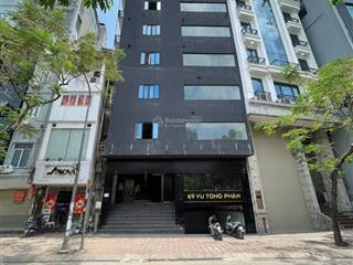 Mặt phố vũ tông phan dt 100tr/ tháng 8t 1 hầm 110m2 thang máy t1 cửa hàng, các tầng trên 25 căn hộ