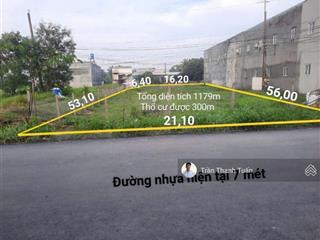 21x56 mặt tiền đường nhựa, sát bên tỉnh lộ 9, gần chợ, trường, khu công nghiệp